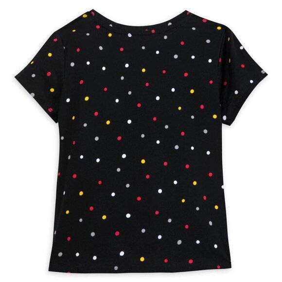 Disney Minnie Mouse Sequin T-Shirt (L) & Mickey Mouse Friends Tee (XS) Bundle - Picture 2 of 3